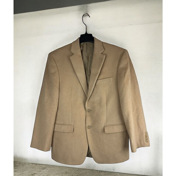 Lauren Ralph Lauren Other - Lauren Ralph Lauren Camel Hair Sport Coat Blazer Jacket Tan Men's 40R 40 Regular